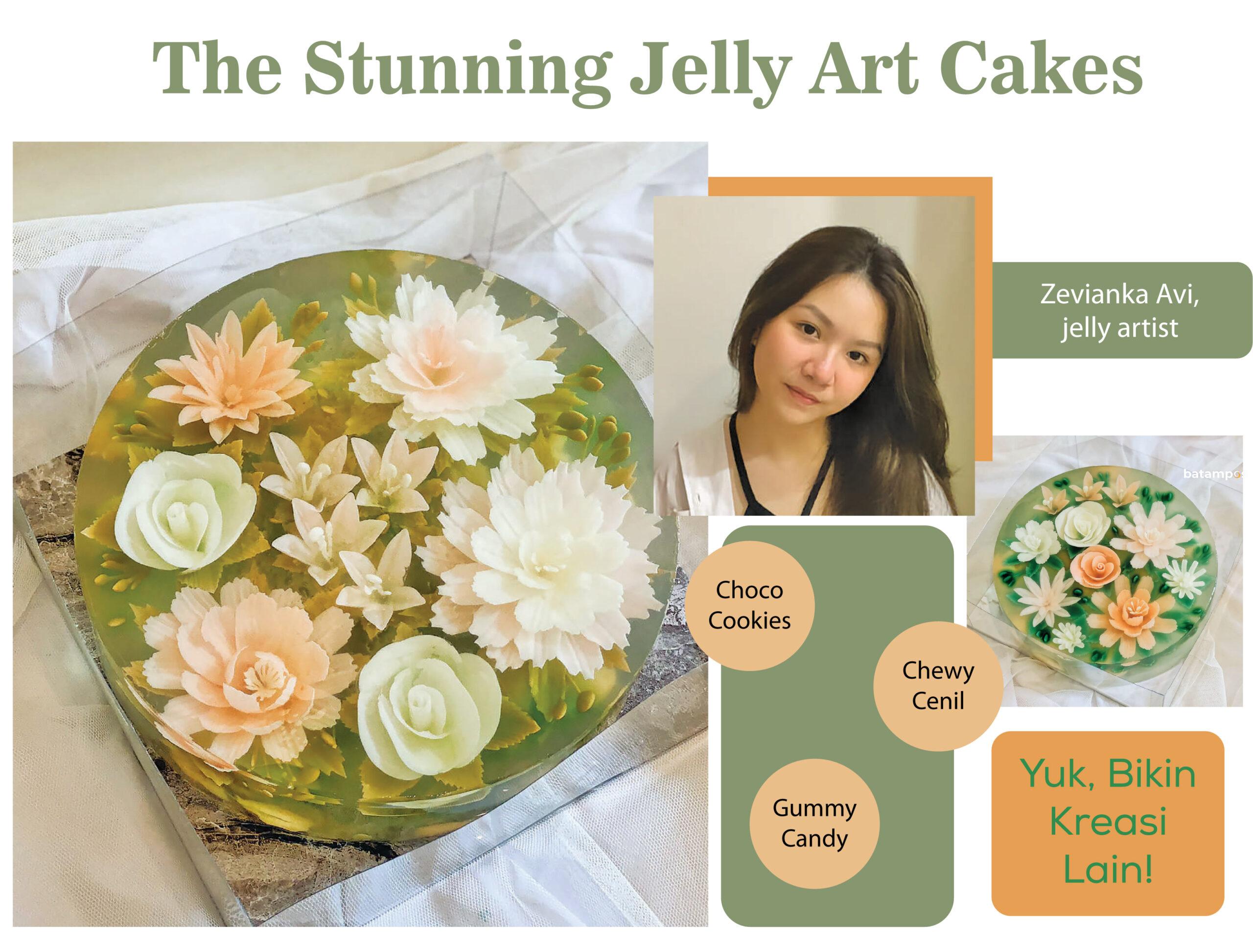 The Stunning Jelly Art Cakes Metropolis