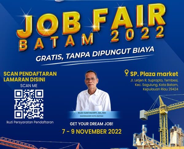 Siapkan Lamaran, 32 Perusahaan Butuh 1.880 Pekerja di Job Fair Batam