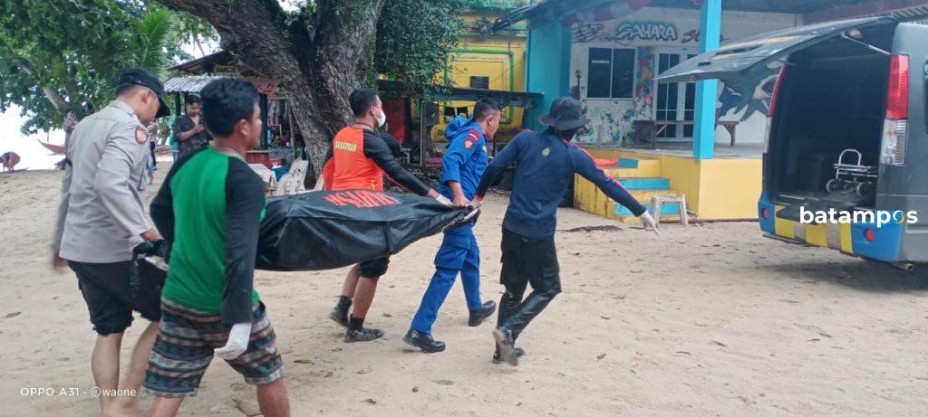 Anak tenggelam di Tanjunguncang, ditemukan di perairan Nongsa, Sabtu (27/5).
