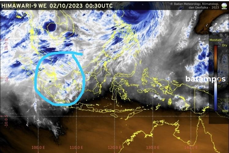 Kepri bebas asap kiriman dari Karhutla Sumatra dan Kalimantan. 
