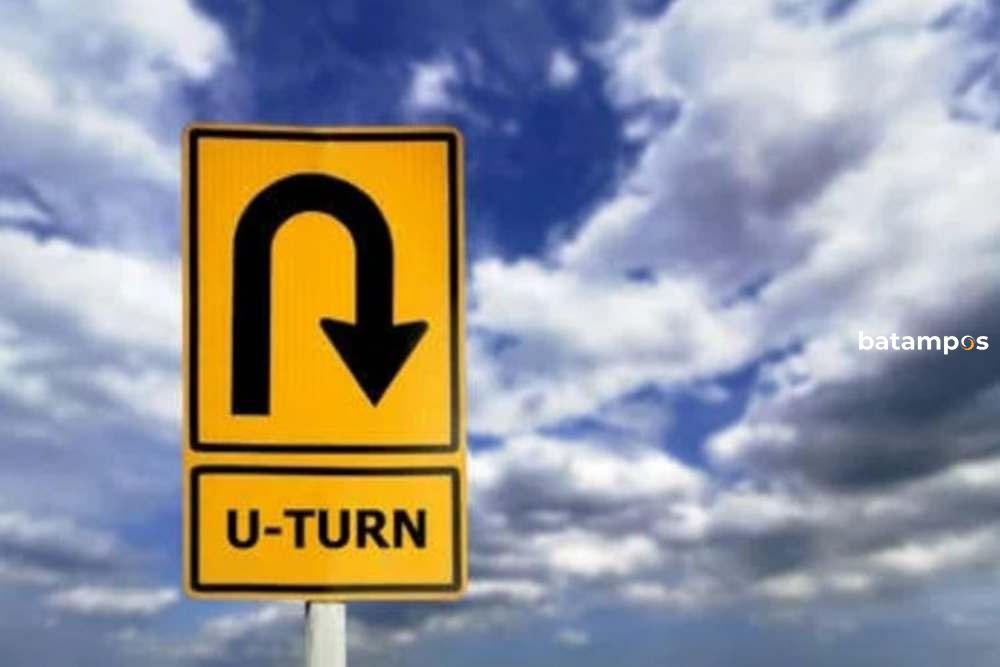 u turn