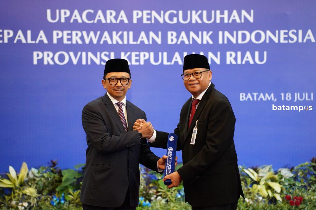 Pengukuhan Kepala Perwakilan Bank Indonesia (BI) Provinsi Kepri