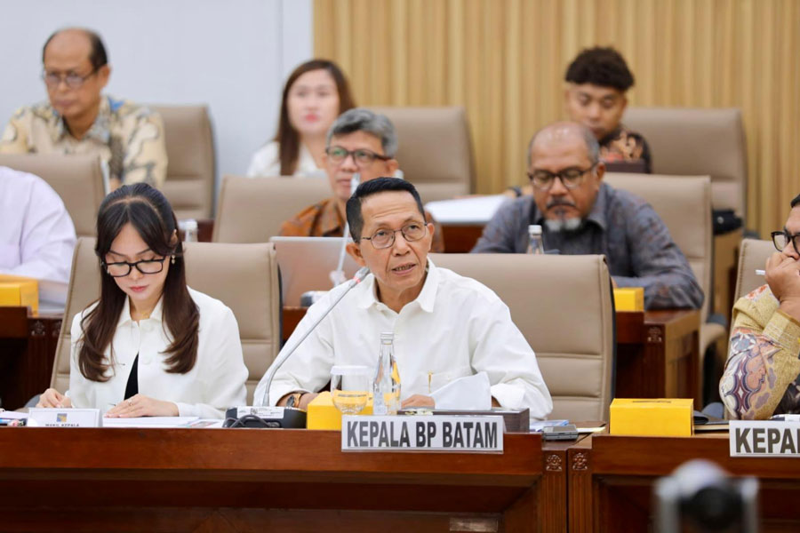 Kepala BP Batam, Amsakar Achmad mejabarkan soal investasi.